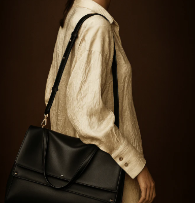 Sac Moira – Cabas en daim véritable & doublure cuir