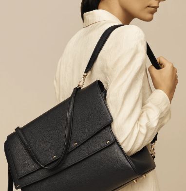 Sac Moira – Cabas en daim véritable & doublure cuir