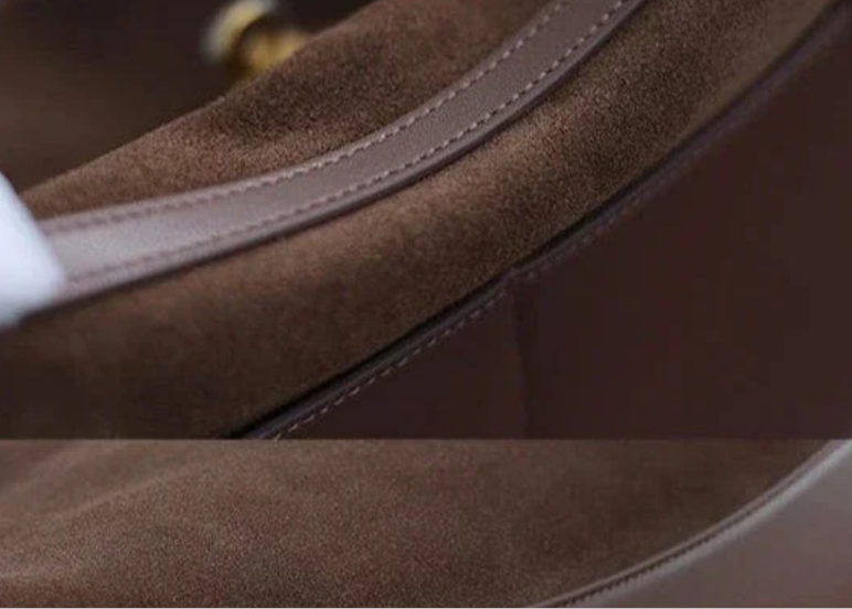 Sac Elisa – Sac Siena – Double rabat, cuir nappa & toile déperlante